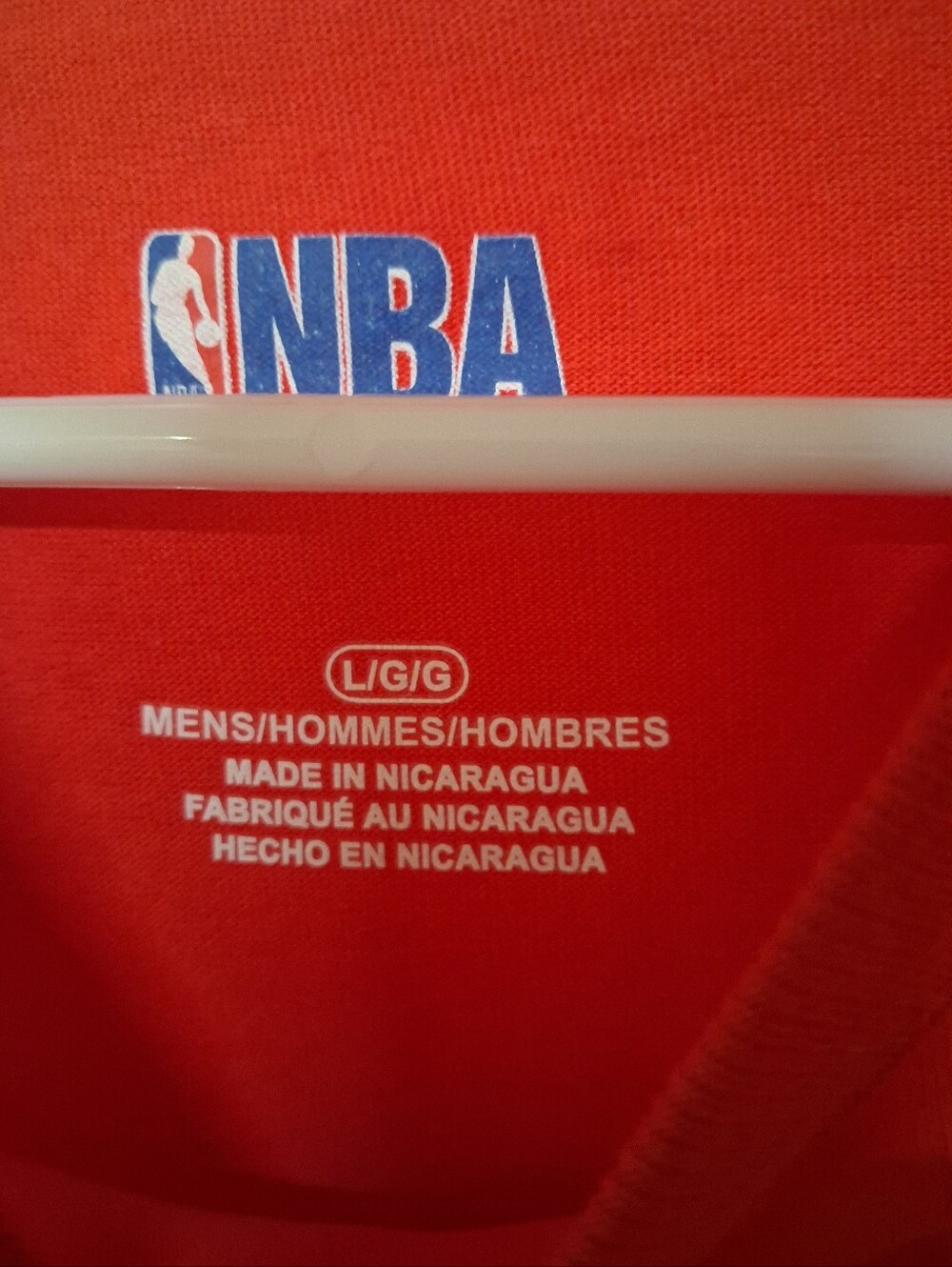 Houston Rockets Men’s Red NBA Large - Picture 3 of 4